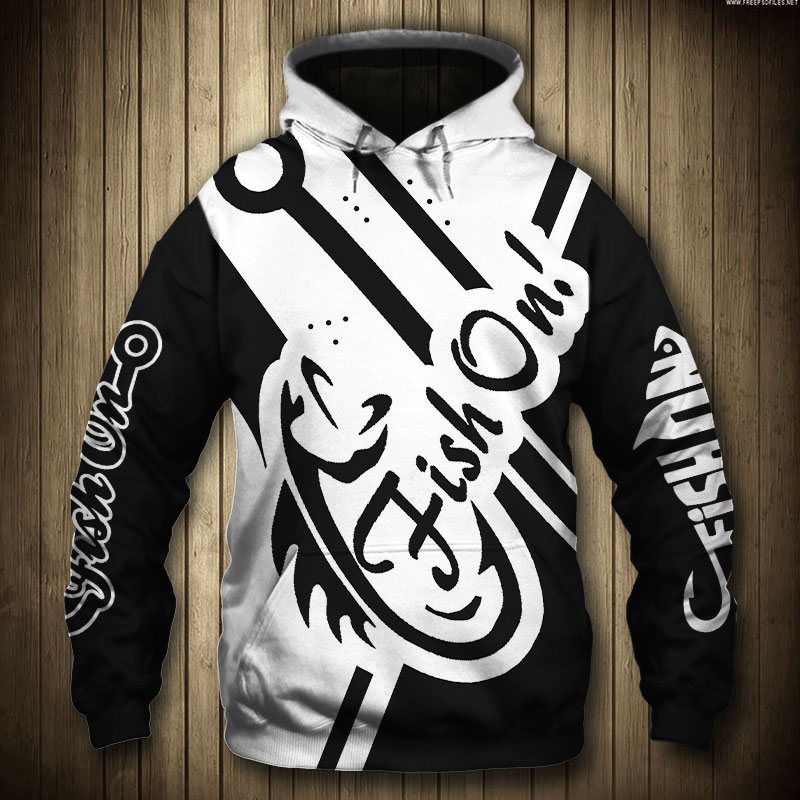 Fishing Fish On 3D Printed Hoodie/Zipper Hoodie - aa0a63093409 Fishing Fish On 3D Printed Hoodie/Zipper Hoodie - aa0a63093409