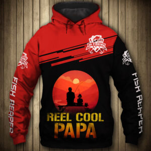 Fishing Reel Cool Papa 3D Printed Hoodie/Zipper Hoodie - 343c433ef083