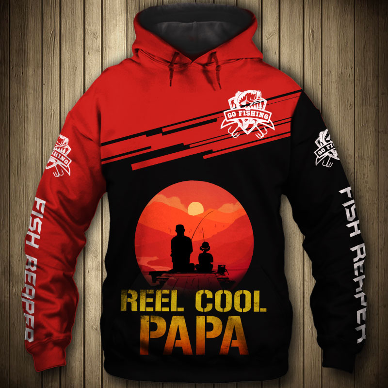 Fishing Reel Cool Papa 3D Printed Hoodie/Zipper Hoodie - 343c433ef083 Fishing Reel Cool Papa 3D Printed Hoodie/Zipper Hoodie - 343c433ef083