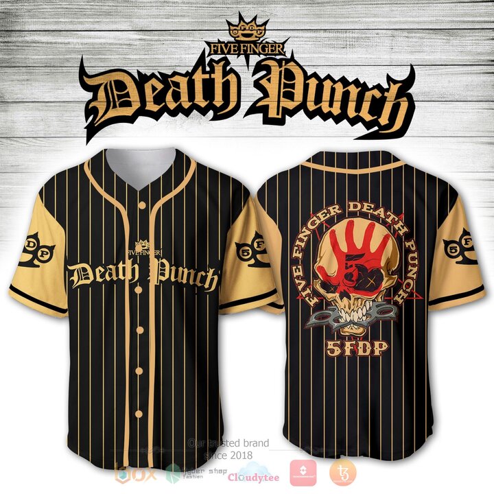 Five Finger Death Punch 5Fdp Baseball Jersey Shirt Five Finger Death Punch 5Fdp Baseball Jersey Shirt