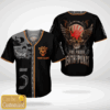 Five Finger Death Punch Custom Name Baseball Jersey Shirt
