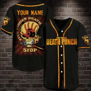 Five Finger Death Punch Personalized Baseball Jersey Shirt