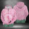 Flamingo Facade 3D Printed Hoodie/Zipper Hoodie - 52e4589750ca