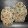 Flamingo Vintage 3D Printed Hoodie/Zipper Hoodie - 08f10afa551b