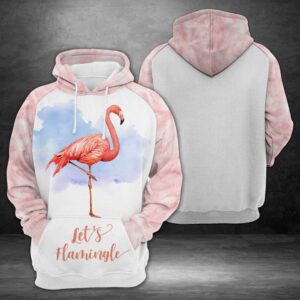 Flamingos In Tropical Bouquet 3D Printed Hoodie/Zipper Hoodie - df3a9dffe71c