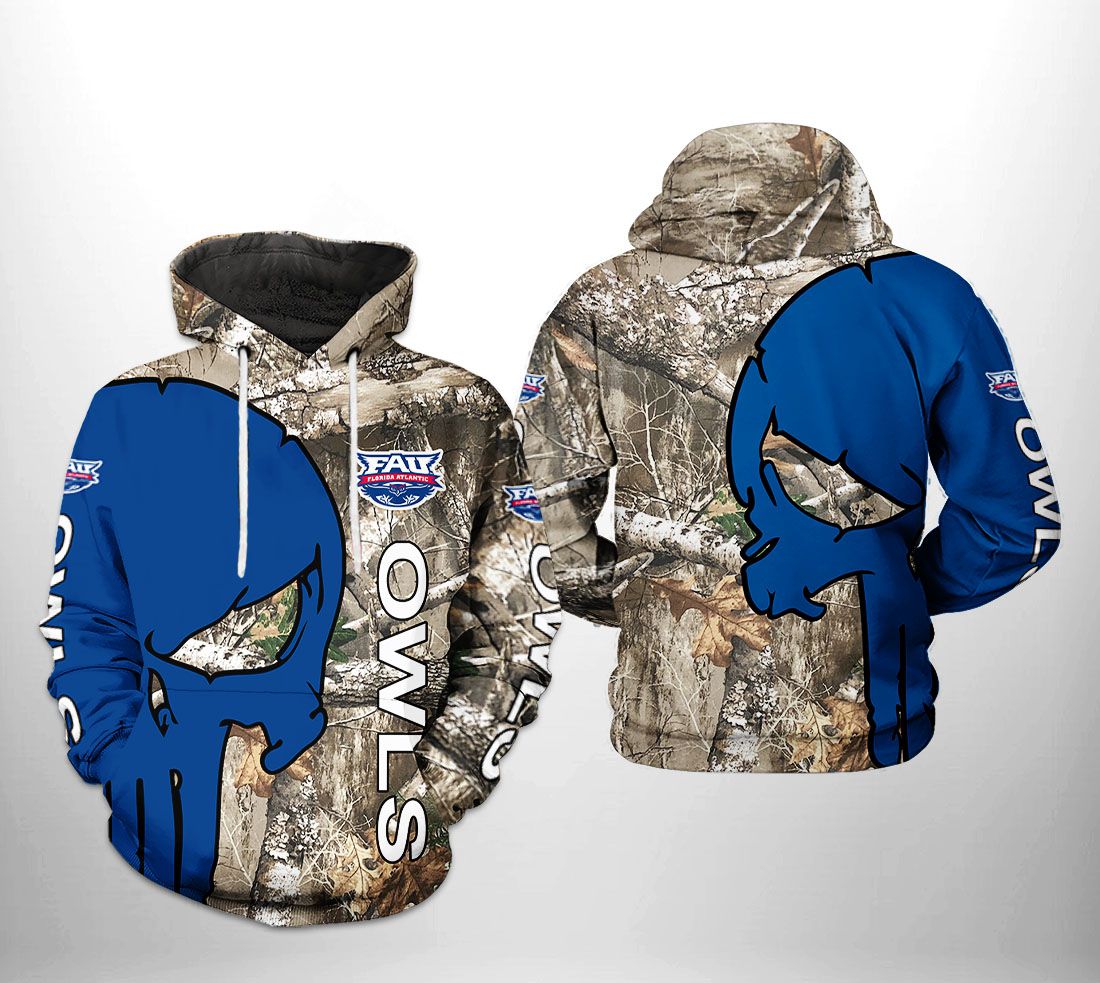 Florida Atlantic Owls NCAA Camo Veteran Hunting 3D Printed Hoodie/Zipper Hoodie - 9b499af71bdc Florida Atlantic Owls NCAA Camo Veteran Hunting 3D Printed Hoodie/Zipper Hoodie - 9b499af71bdc