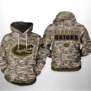 Florida Gators NCAA Camo Veteran 3D Printed Hoodie/Zipper Hoodie - ae4af72dff30