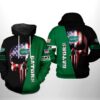 Florida Gators NCAA US Flag Skull 3D Printed Hoodie/Zipper Hoodie - eafbeb30daf4