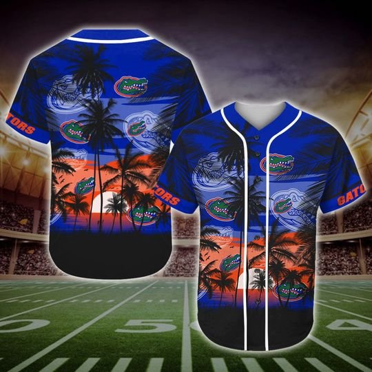 Florida Gators Tropical Baseball Jersey Florida Gators Tropical Baseball Jersey