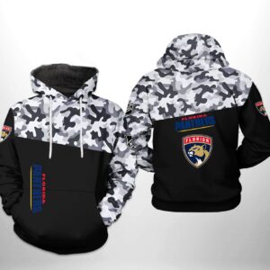 Florida Panthers NHL Camo Veteran 3D Printed Hoodie/Zipper Hoodie - 6c57e9d400bf