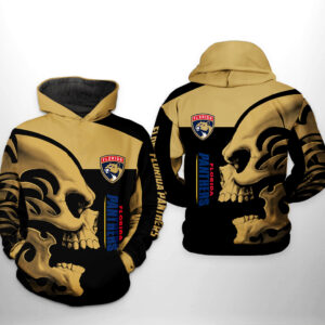 Florida Panthers NHL Skull 3D Printed Hoodie/Zipper Hoodie - fbdb0ddb8ae9