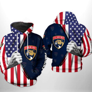 Florida Panthers NHL US FLag 3D Printed Hoodie/Zipper Hoodie - 868c20a6430e