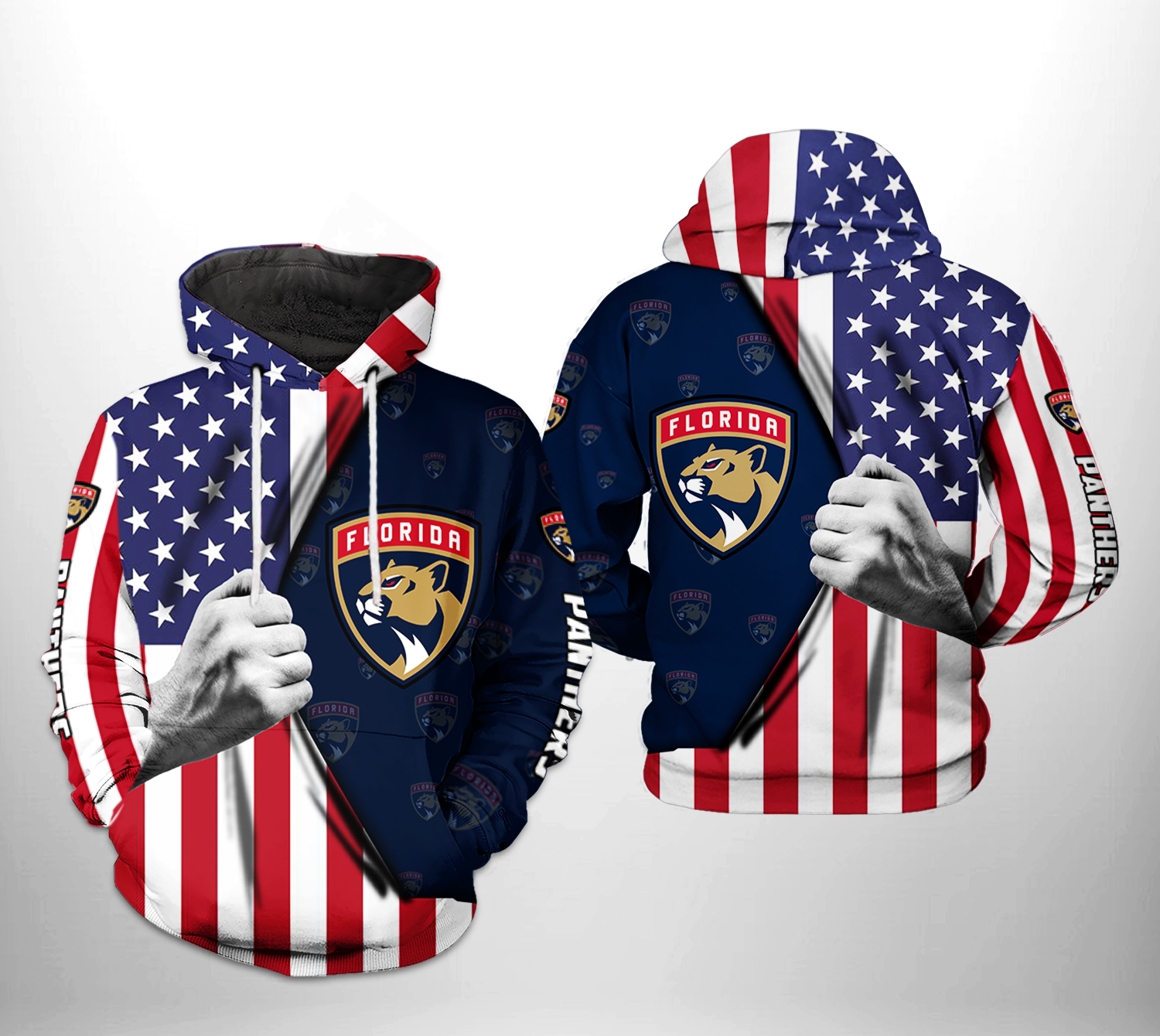 Florida Panthers NHL US FLag 3D Printed Hoodie/Zipper Hoodie - 868c20a6430e Florida Panthers NHL US FLag 3D Printed Hoodie/Zipper Hoodie - 868c20a6430e