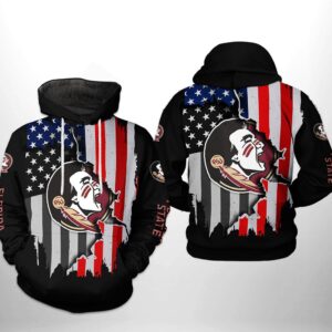 Florida State Seminoles NCAA US Flag 3D Printed Hoodie/Zipper Hoodie - 32d909a26339