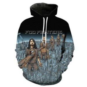 Foo Fighters 3D Printed Hoodie/Zipper Hoodie - 4badb12e5a5e