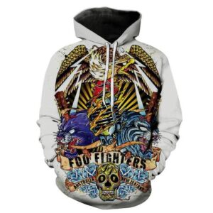 Foo Fighters 3D Printed Hoodie/Zipper Hoodie - 4bf40ae3eab6