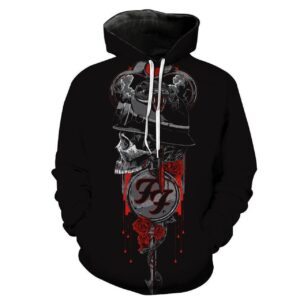 Foo Fighters 3D Printed Hoodie/Zipper Hoodie - 7aab575e9a56