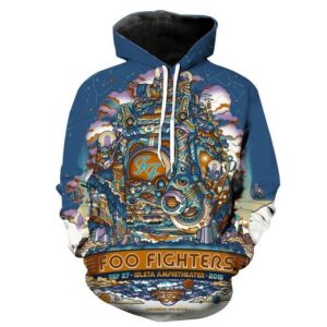 Foo Fighters 3D Printed Hoodie/Zipper Hoodie - f02e45360aa2