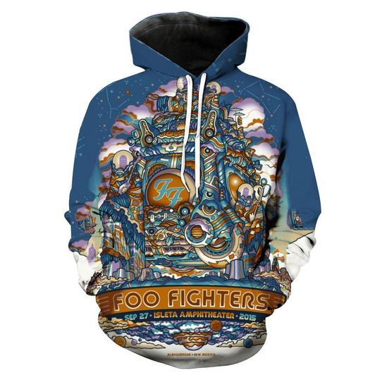 Foo Fighters 3D Printed Hoodie/Zipper Hoodie - f02e45360aa2 Foo Fighters 3D Printed Hoodie/Zipper Hoodie - f02e45360aa2