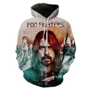 Foo Fighters 3D Printed Hoodie/Zipper Hoodie - fe51d354bee4