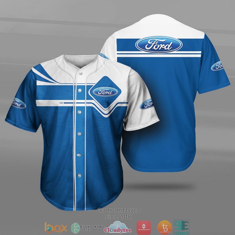 Ford Car Motor Baseball Jersey Ford Car Motor Baseball Jersey