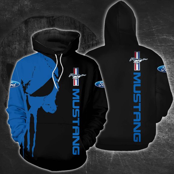 Ford Mustang 3D Printed Hoodie/Zipper Hoodie - 76d594901725 Ford Mustang 3D Printed Hoodie/Zipper Hoodie - 76d594901725