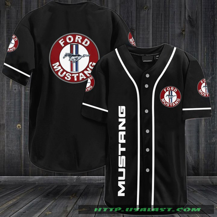 Ford Mustang Baseball Jersey Shirt Ford Mustang Baseball Jersey Shirt