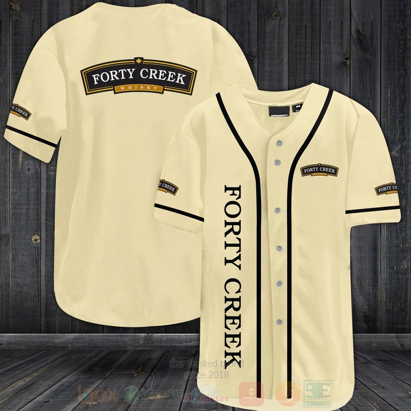 Forty Creek Whisky Baseball Jersey Shirt Forty Creek Whisky Baseball Jersey Shirt
