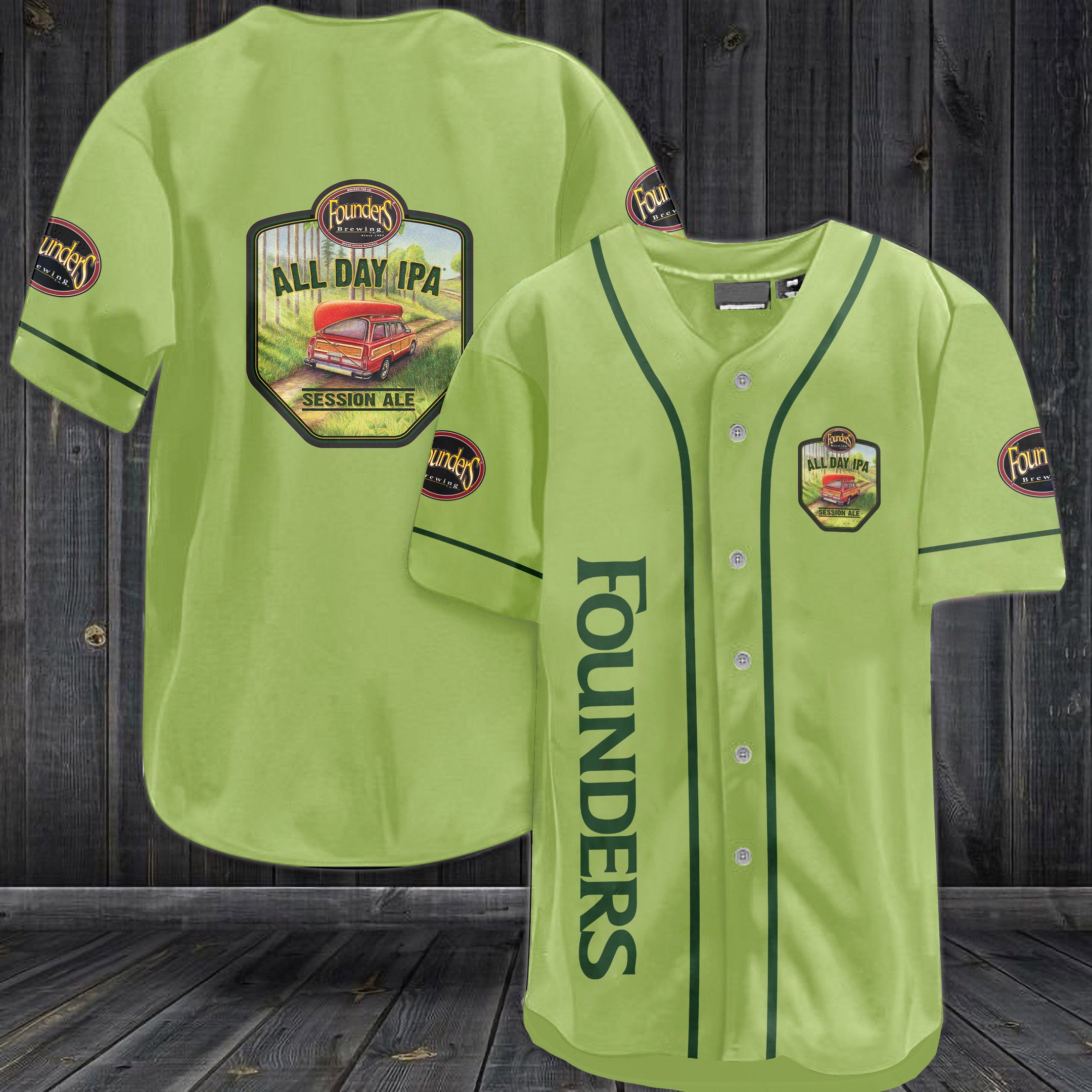 Founders All Day Ipa Baseball Jersey Founders All Day Ipa Baseball Jersey