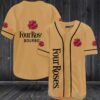 Four Roses Bourbon Baseball Jersey Shirt