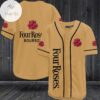 Four Roses Bourbon Logo Baseball Jersey Shirt