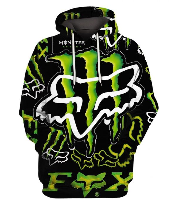 Fox Bike Monster Engery Green 3D Printed Hoodie/Zipper Hoodie - 353e33e633cd Fox Bike Monster Engery Green 3D Printed Hoodie/Zipper Hoodie - 353e33e633cd