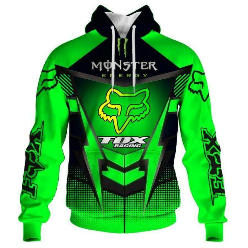 Fox Racing 3D Printed Hoodie/Zipper Hoodie - 2c0f68a74952 Fox Racing 3D Printed Hoodie/Zipper Hoodie - 2c0f68a74952