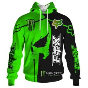 Fox Racing 3D Printed Hoodie/Zipper Hoodie - 7d8a1ae9f1b4