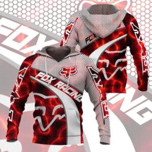 Fox Racing 3D Printed Hoodie/Zipper Hoodie - d0872f3e9544