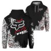 Fox Racing Dirt Bike Motocross Fan Pullover And Zippered Hoodies Custom 3D Graphic Printed 3D Hoodie All Over Print Hoodie For Men For Women - daecb3545dca