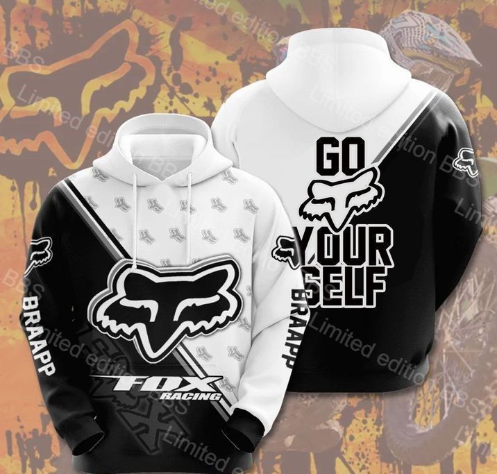 Fox Racing Go Fox Yourself All Over Printed 3D Hoodie Sweatshirt - 1016d5b845ee Fox Racing Go Fox Yourself All Over Printed 3D Hoodie Sweatshirt - 1016d5b845ee