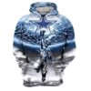 Fox Racing Red 3D Hoodie For Men For Women Fox Racing All Over - fc866c0788be