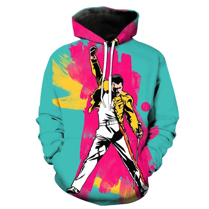 Freddie Mercury 3D Printed Hoodie/Zipper Hoodie - 2c3324551e74 Freddie Mercury 3D Printed Hoodie/Zipper Hoodie - 2c3324551e74