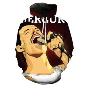Freddie Mercury 3D Printed Hoodie/Zipper Hoodie - 70cb67066d1c