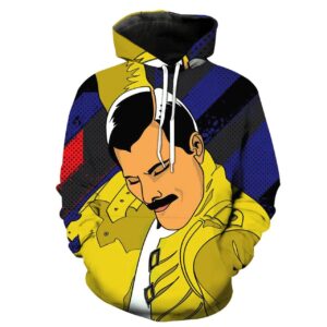 Freddie Mercury 3D Printed Hoodie/Zipper Hoodie - e1bd03090fb2