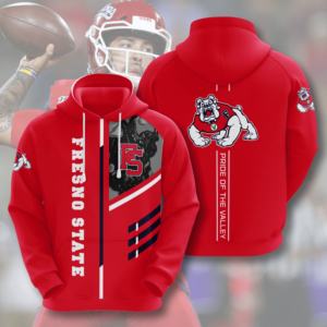Fresno State American Football 3D Printed Hoodie/Zipper Hoodie - 331f888d6d60