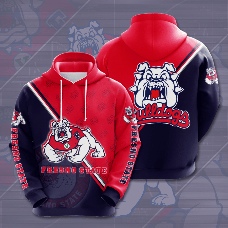 Fresno State Bulldogs 3D Hoodie - 45e4c1a66d5c Fresno State Bulldogs 3D Hoodie - 45e4c1a66d5c