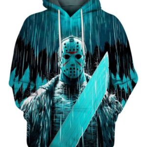 Friday The 13Th Jason Voorhees Art 3D Printed Hoodie/Zipper Hoodie - 4488dd114374