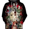 Friday The 13Th Jason Voorhees Puzzle 3D Printed Hoodie/Zipper Hoodie - 988977f302d6