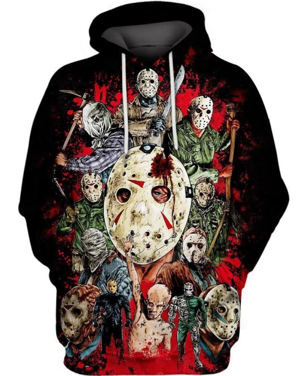Friday The 13Th Jason Voorhees Puzzle 3D Printed Hoodie/Zipper Hoodie - 988977f302d6 Friday The 13Th Jason Voorhees Puzzle 3D Printed Hoodie/Zipper Hoodie - 988977f302d6