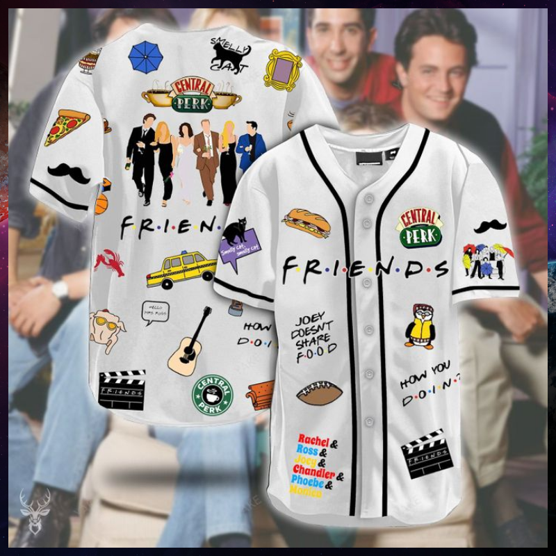 Friends Show Baseball Jersey Friends Show Baseball Jersey