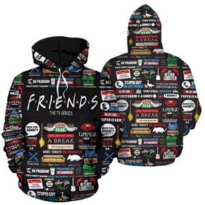 Friends Tv Show Pullover And Zippered Hoodies Custom 3D Graphic Printed 3D Hoodie All Over Print Hoodie For Men For Women - 2a2b735d4129
