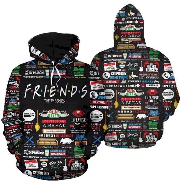 Friends Tv Show Pullover And Zippered Hoodies Custom 3D Graphic Printed 3D Hoodie All Over Print Hoodie For Men For Women - 2a2b735d4129 Friends Tv Show Pullover And Zippered Hoodies Custom 3D Graphic Printed 3D Hoodie All Over Print Hoodie For Men For Women - 2a2b735d4129