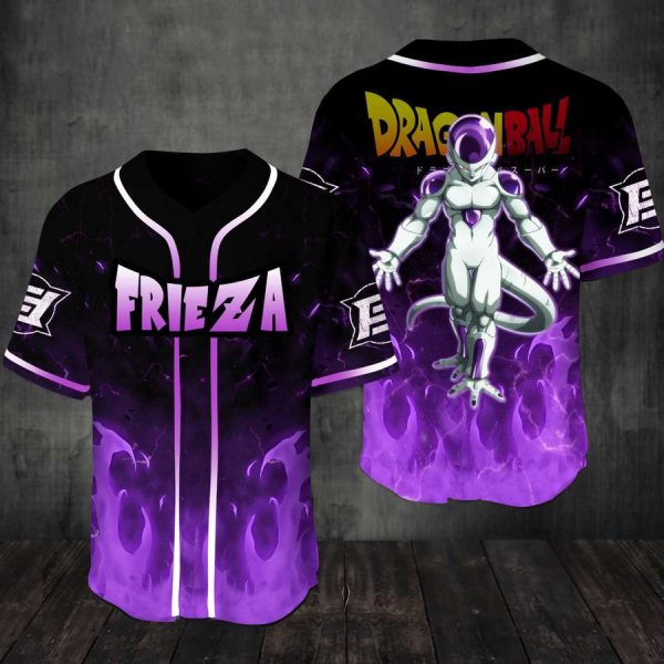 Frieza Dragon Ball Baseball Jersey Shirt Frieza Dragon Ball Baseball Jersey Shirt